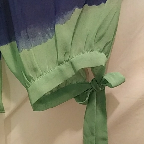 Zara Boho Off Shoulder Ombre Tie Dye Top - Picture 3 of 7